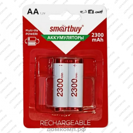 Аккумулятор AA Smartbuy SBBR-2A02BL2300-BL2