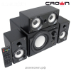 Колонки 3.1 Crown CMBS-390 15Вт+3х8Вт [BT, USB, SD, FM, FM, ПДУ]