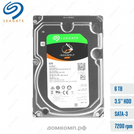 Жесткий диск 6 Тб Seagate Ironwolf (ST6000VN0041)