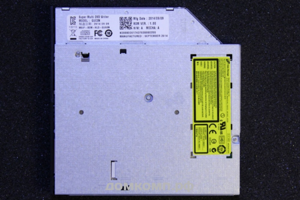 Привод для ноутбука DVD±RW LG GUC0N 9.5mm SATA Slim Black