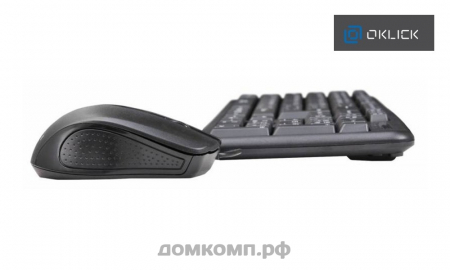 Комплект проводной Oklick 600M клавиатура и мышь USB