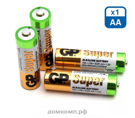 Батарейка AA GP Super LR06 [алкалиновая, 1 штука]