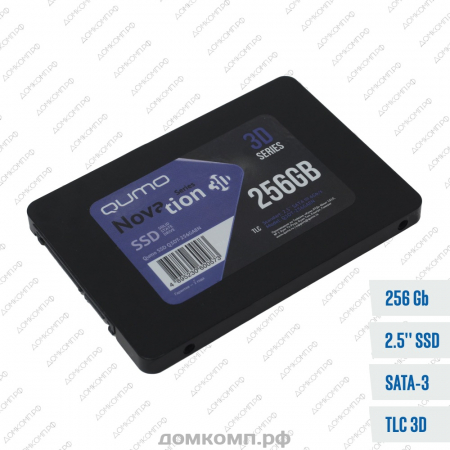 Накопитель SSD 2.5" 256 Гб QUMO Novation [Q3DT-256GAEN]