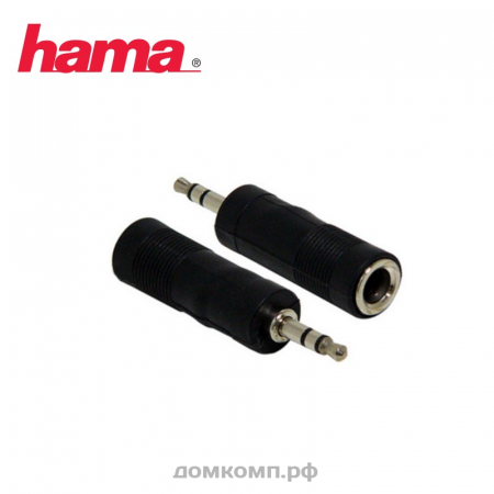 Адаптер 6.3 Jack (f) -> 3.5 Jack (m) Hama H-43375