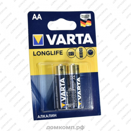 Батарейка AA Varta Longlife Alkaline LR6-BL2
