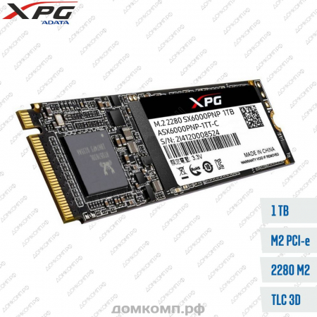 Накопитель SSD M.2 2280 1 Тб A-Data XPG SX6000 Pro [ASX6000PNP-1TT-C]